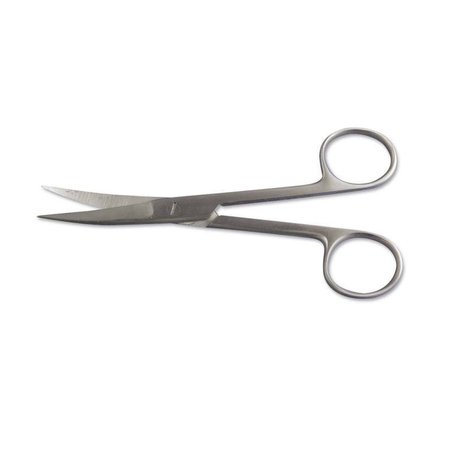 VON KLAUS Operating Scissors, 4in, Curved, Sharp/Sharp Tip, German Grade VK103-0511